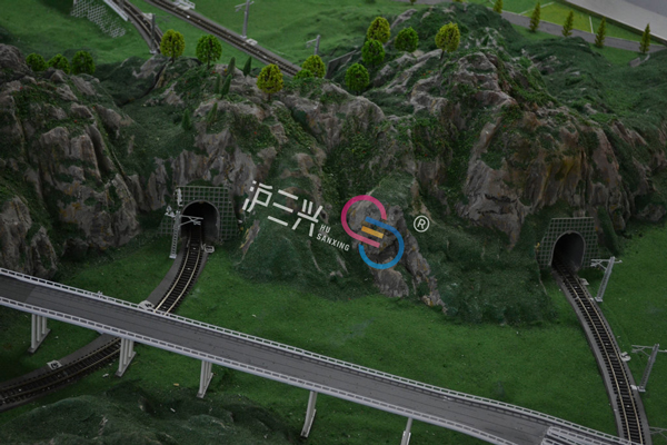桥梁与隧道沙盘模型
